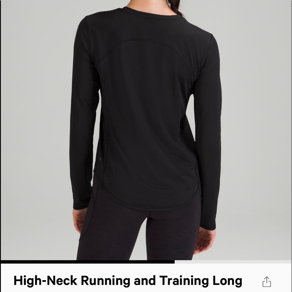 lululemon high neck running long sleeve